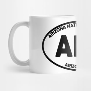 Arizona National Scenic Trail oval Mug